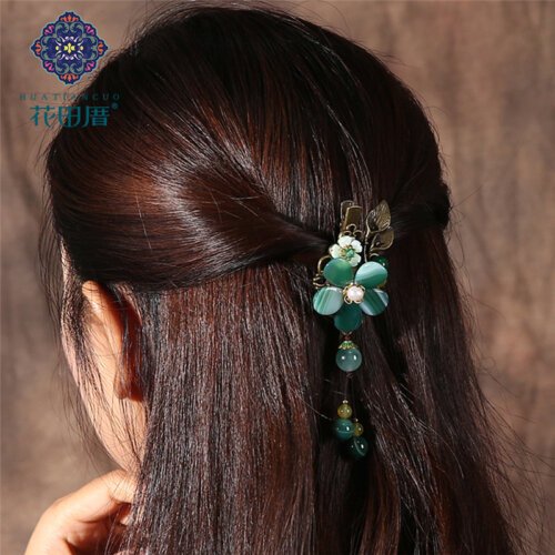 Ancient Headdress, Women's Hair Ornament, Girl's Hair Accessories,Luxury Jewelry, Women's Headdress, Handmade Chinese Style Hairpin,fashion Hairclip for Women