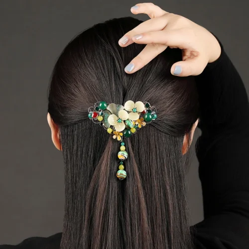 Luxury Jewelry, Women's Headdress, Handmade Chinese Style Hairpin, Fashion Hairclip for Women