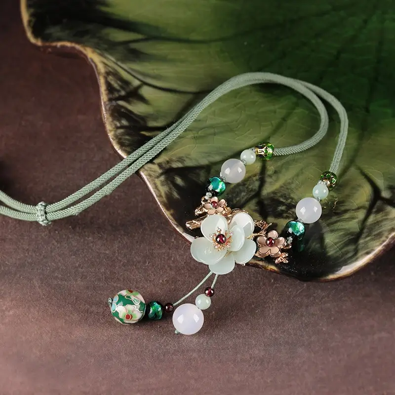 2-O1CN01BfjVbN1vWwYSnsIBj_!!141496181 Luxury Jewelry, Antique Ethnic Style Pendant Necklace, Retro Collarbone Chain for Women, Fashion Women's Necklace