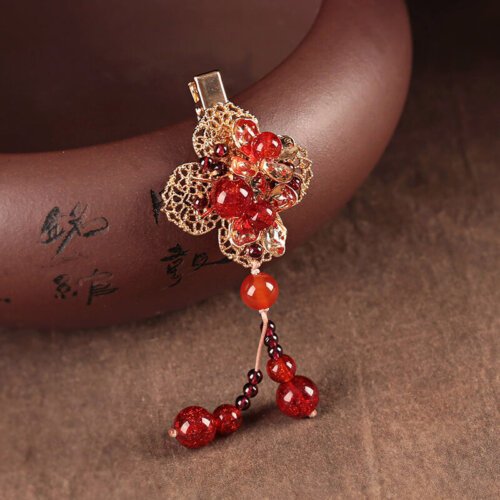 Ancient Headdress, Women's Hair Ornament, Girl's Hair Accessories,Luxury Jewelry, Women's Headdress, Handmade Chinese Style Hairpin,fashion Hairclip for Women