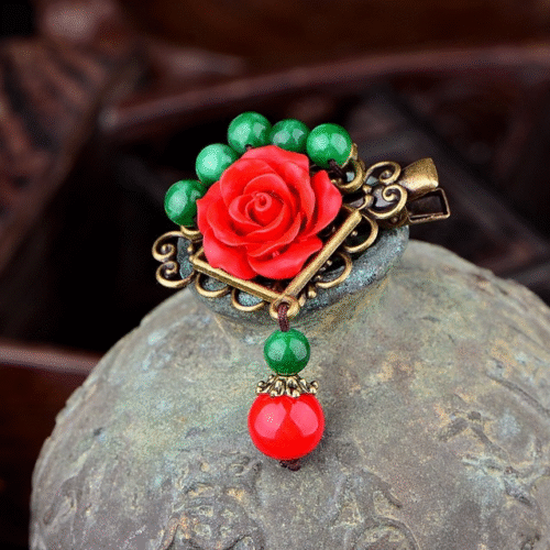 Hot Selling Ethnic Style Hairclip,ladies Fashion Hair Clip,duckbill Clip