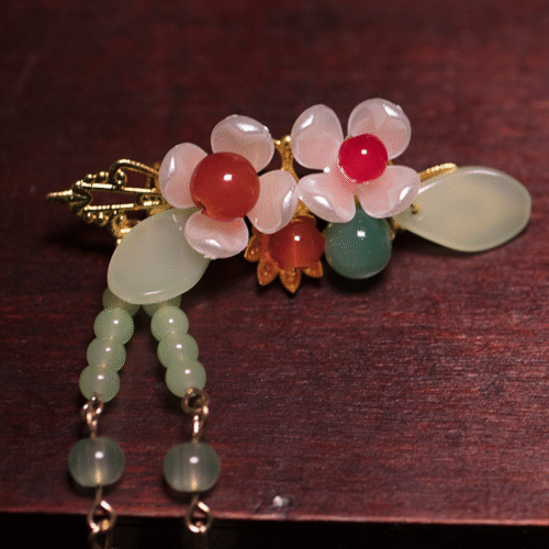 New Style Chinese Style Hairpins, Ladies Sweet Jewelry Ethnic Style Hairclip,Bride Flower Tassel Hanfu Ancient Style Headwear, Sweet Accessories, Ancient Costume Accessories