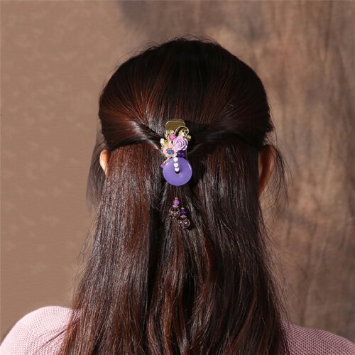 Ancient Headdress, Women's Hair Ornament, Girl's Hair Accessories,Luxury Jewelry, Women's Headdress, Handmade Chinese Style Hairpin,fashion Hairclip for Women