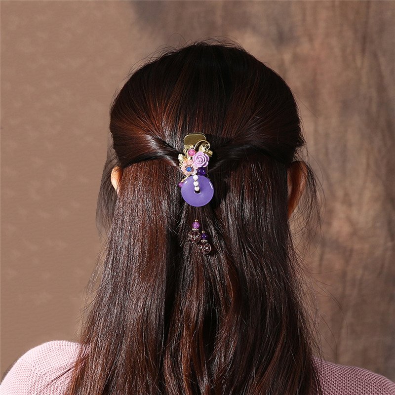 Ancient Headdress, Women's Hair Ornament, Girl's Hair Accessories,Luxury Jewelry, Women's Headdress, Handmade Chinese Style Hairpin,fashion Hairclip for Women