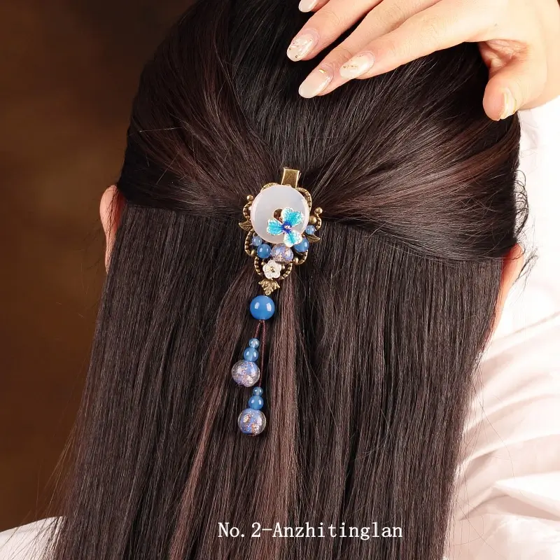 Luxury Jewelry, Women's Headdress, Handmade Chinese Style Hairpin, Fashion Hairclip for Women
