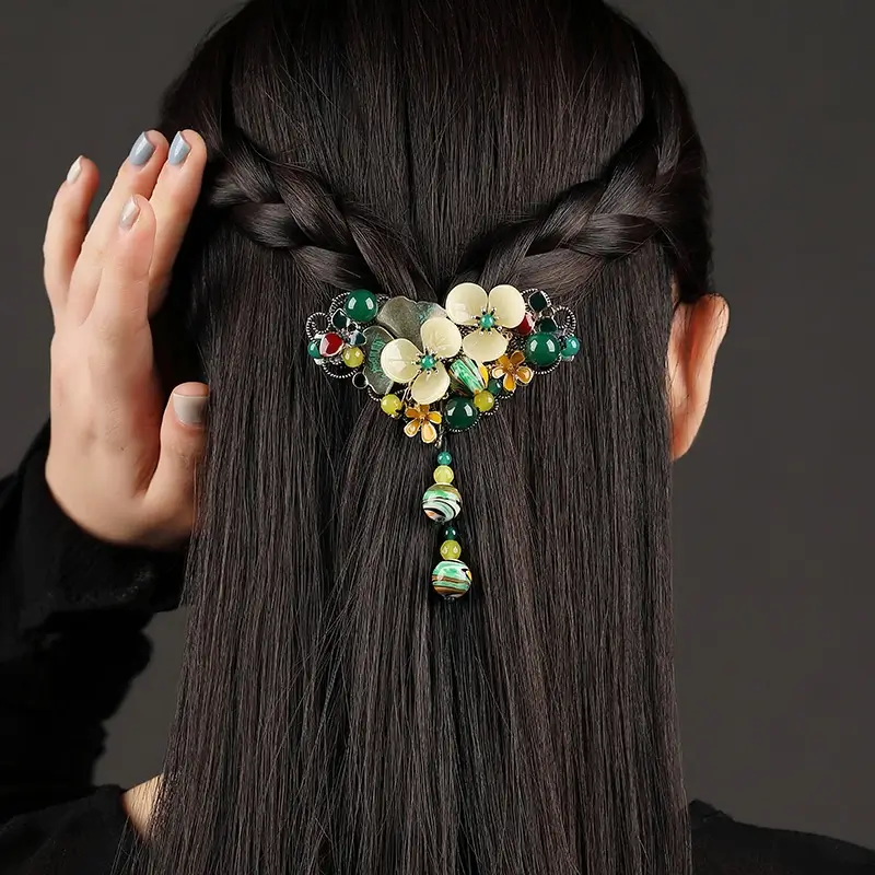 Luxury Jewelry, Women's Headdress, Handmade Chinese Style Hairpin, Fashion Hairclip for Women