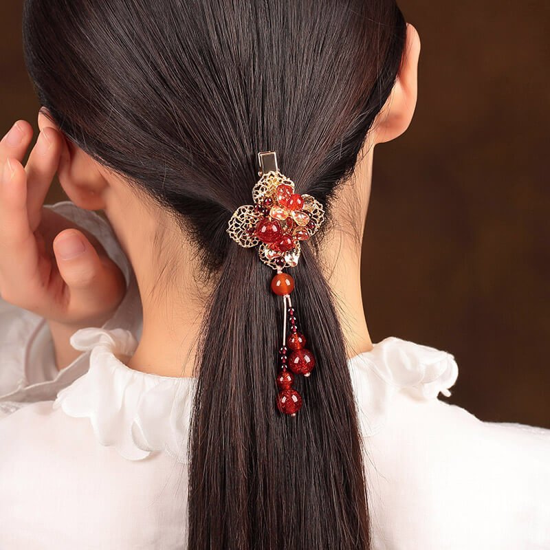 Ancient Headdress, Women's Hair Ornament, Girl's Hair Accessories,Luxury Jewelry, Women's Headdress, Handmade Chinese Style Hairpin,fashion Hairclip for Women