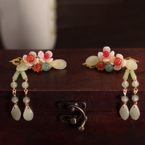 New Style Chinese Style Hairpins, Ladies Sweet Jewelry Ethnic Style Hairclip,Bride Flower Tassel Hanfu Ancient Style Headwear, Sweet Accessories, Ancient Costume Accessories