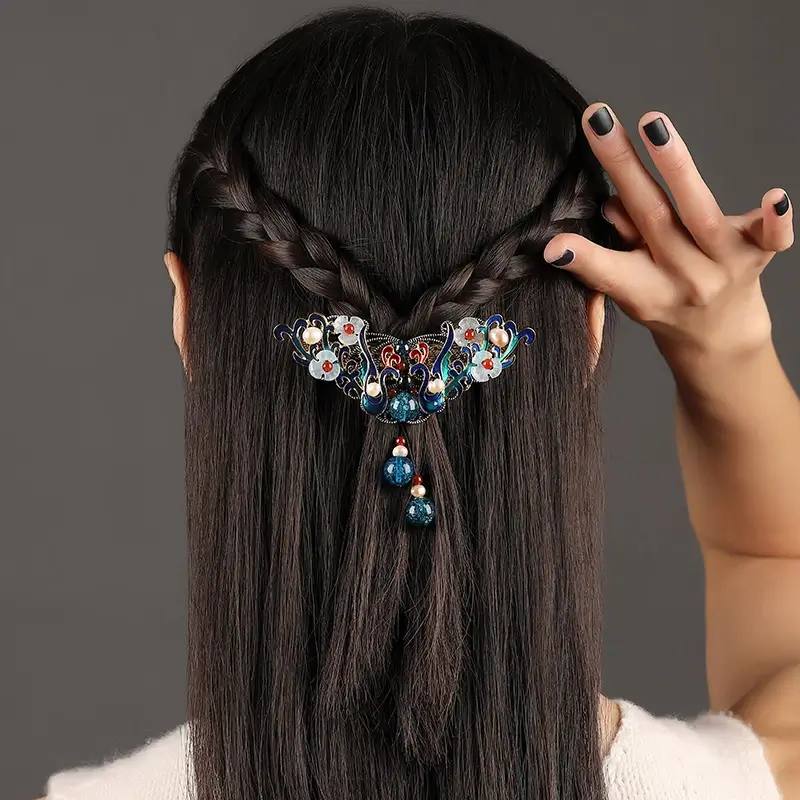 Luxury Jewelry, Women's Headdress, Handmade Chinese Style Hairpin, Fashion Hairclip for Women