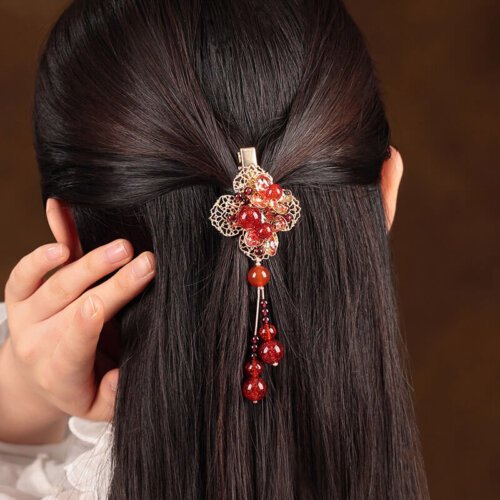 Ancient Headdress, Women's Hair Ornament, Girl's Hair Accessories,Luxury Jewelry, Women's Headdress, Handmade Chinese Style Hairpin,fashion Hairclip for Women