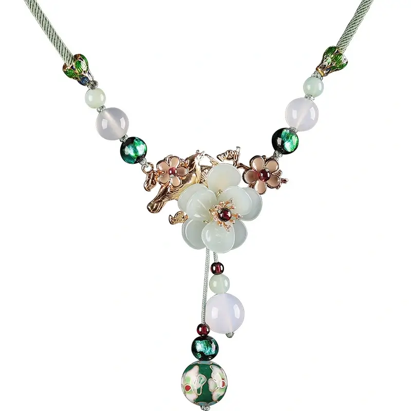 5-O1CN01WuKs0N1vWwYTQRlCT_!!141496181 Luxury Jewelry, Antique Ethnic Style Pendant Necklace, Retro Collarbone Chain for Women, Fashion Women's Necklace