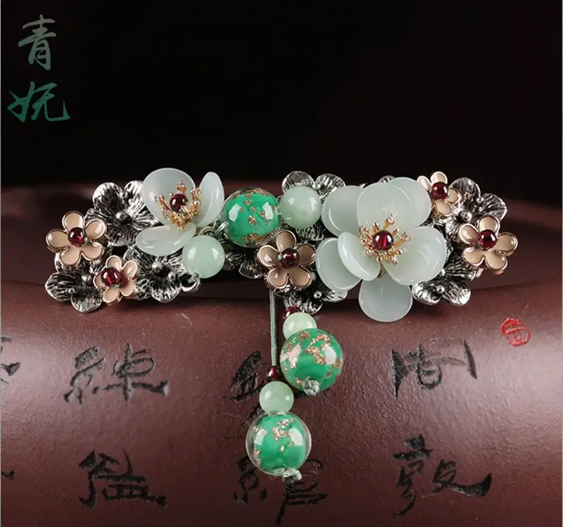 Luxury Jewelry, Women's Headdress, Handmade Chinese Style Hairpin, Fashion Hairclip for Women