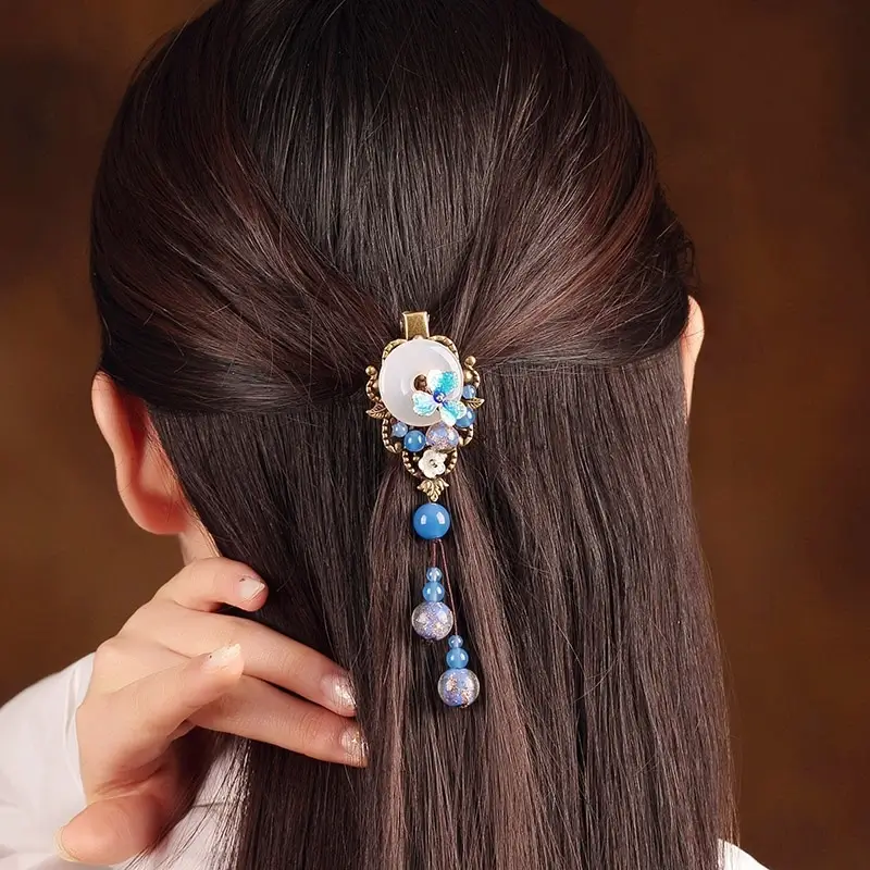 Luxury Jewelry, Women's Headdress, Handmade Chinese Style Hairpin, Fashion Hairclip for Women