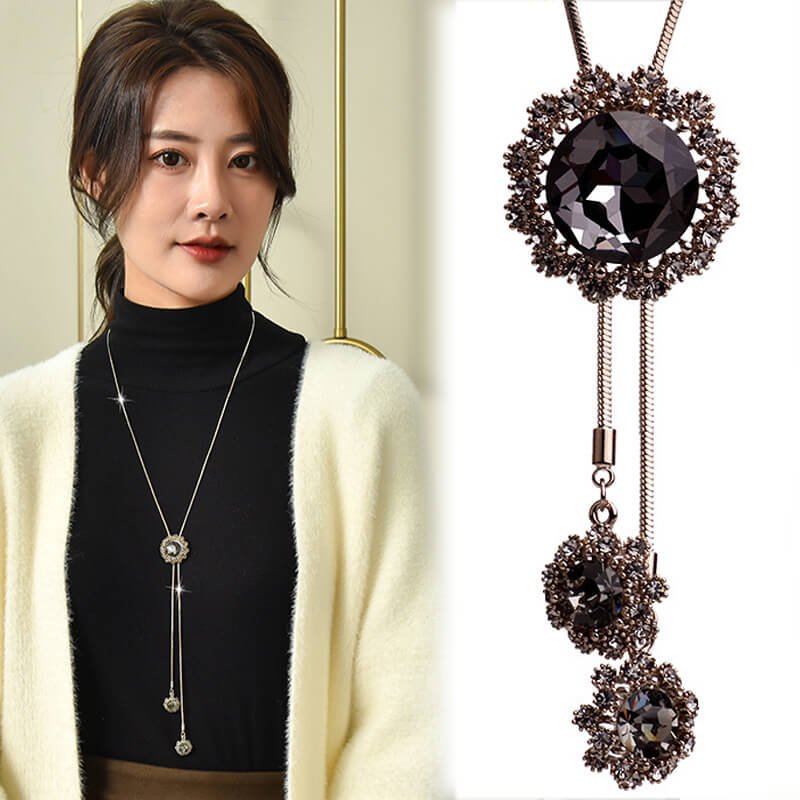 Korean Style Sweater Chain, Women Necklace Fashion Necklace for Women