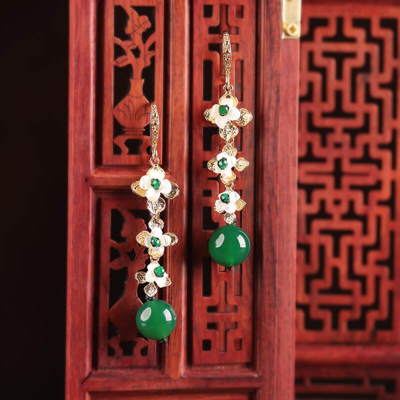 Luxury Jewelry, Trendy Women's Earrings, Long Vintage Ethnic Style Earrings for Women