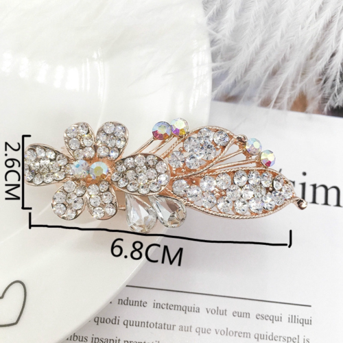 New Korean Style Ladies Hair Clip, Hot Sale Fashion Crystal Alloy HairClip,Hairpin NO.YS-F21