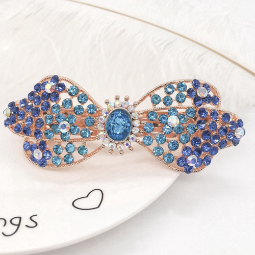 Women's hair clips,New Korean Alloy Crystal Headdress HairClip, Ladies Spring Clip Headdress,hairpin No. YS-F22