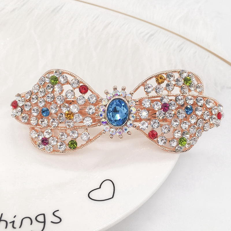 Women's hair clips,New Korean Alloy Crystal Headdress HairClip, Ladies Spring Clip Headdress,hairpin No. YS-F22