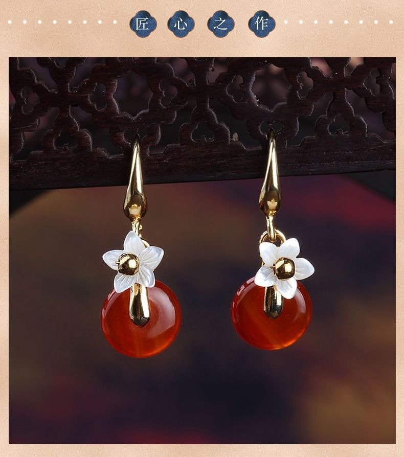 Women’s Earrings,Fashion Jewelry,Vintage Safety Buckle Earrings, Small Earrings for Women, Exquisite Chinese Style Women's Earrings 3 17 391ace98 4190 4d77 8201 fb42d42f6dbf