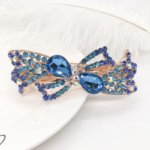 Women's hair clips,New Korean Alloy Crystal Headdress HairClip, Ladies Spring Clip Headdress,hairpin No. YS-F22