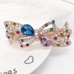 Women's hair clips,New Korean Alloy Crystal Headdress HairClip, Ladies Spring Clip Headdress,hairpin No. YS-F22