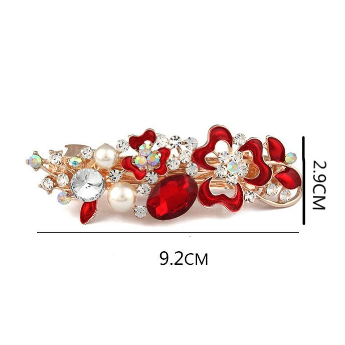 Women's hair clips,New Korean Alloy Crystal Headdress HairClip, Ladies Spring Clip Headdress,hairpin NO.WZ-HJ161