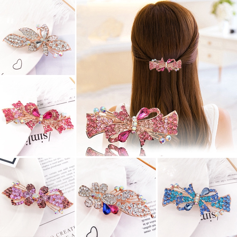 New Korean Style Ladies Hair Clip, Hot Sale Fashion Crystal Alloy HairClip,Hairpin NO.YS-F21
