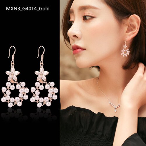 Women Earrings, Ear Studs Woman Luxury Jewelry, Pearl Earrings