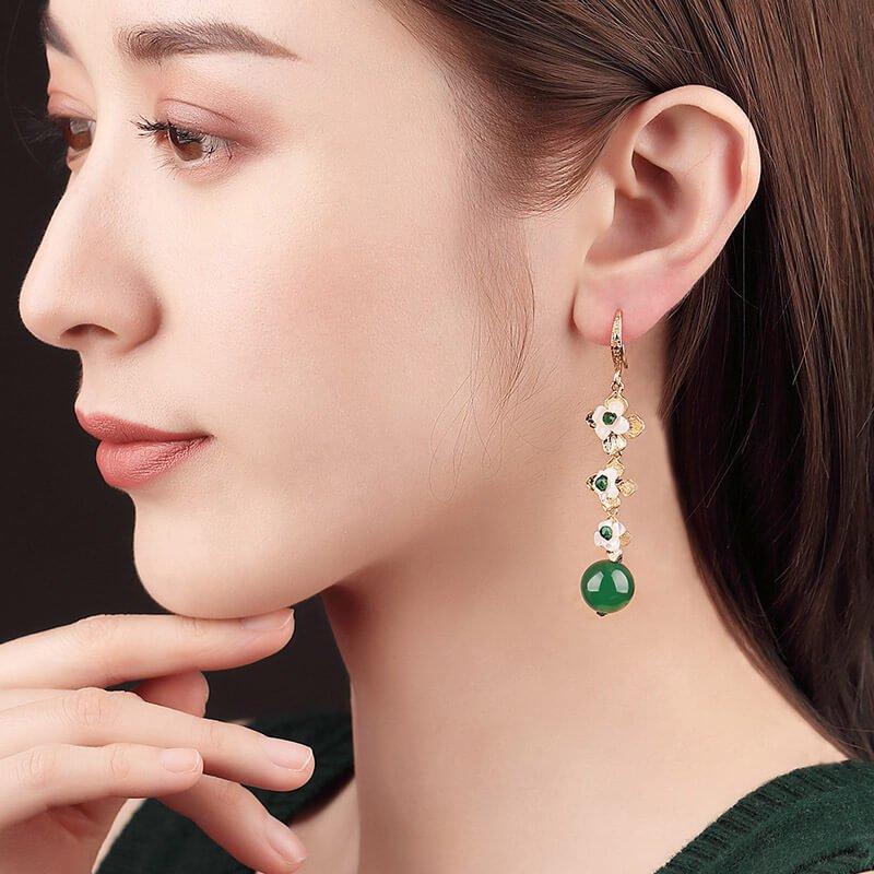 Luxury Jewelry, Trendy Women's Earrings, Long Vintage Ethnic Style Earrings for Women