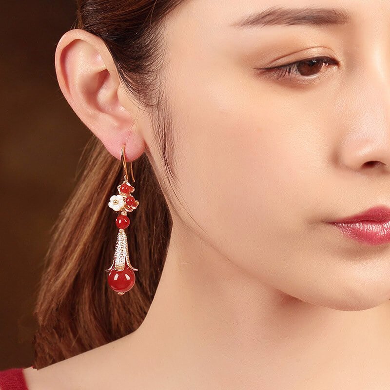 Luxury Jewelry, Trendy Women's Earrings, Long Vintage Ethnic Style Earrings for Women