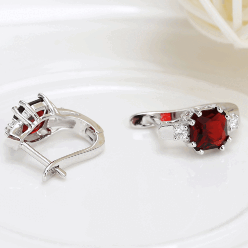 Women's earrings,3 Colors 925 Silver Earrings, Fashion Jewelry for Ladies