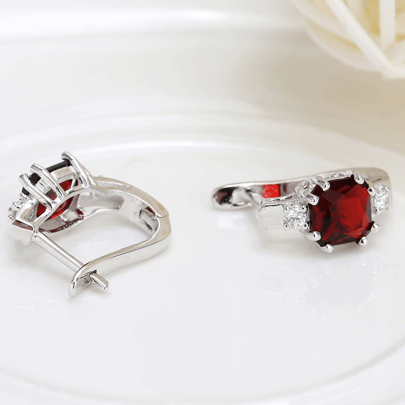 Women's earrings,3 Colors 925 Silver Earrings, Fashion Jewelry for Ladies