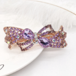 Women's hair clips,New Korean Alloy Crystal Headdress HairClip, Ladies Spring Clip Headdress,hairpin No. YS-F22