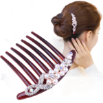 Women's hair clips,New Korean Alloy Crystal Headdress HairClip, Ladies Spring Clip Headdress,hairpin , Ladies Rhinestone Spring Clip Hair Clip ,NO.XNS-SHRS