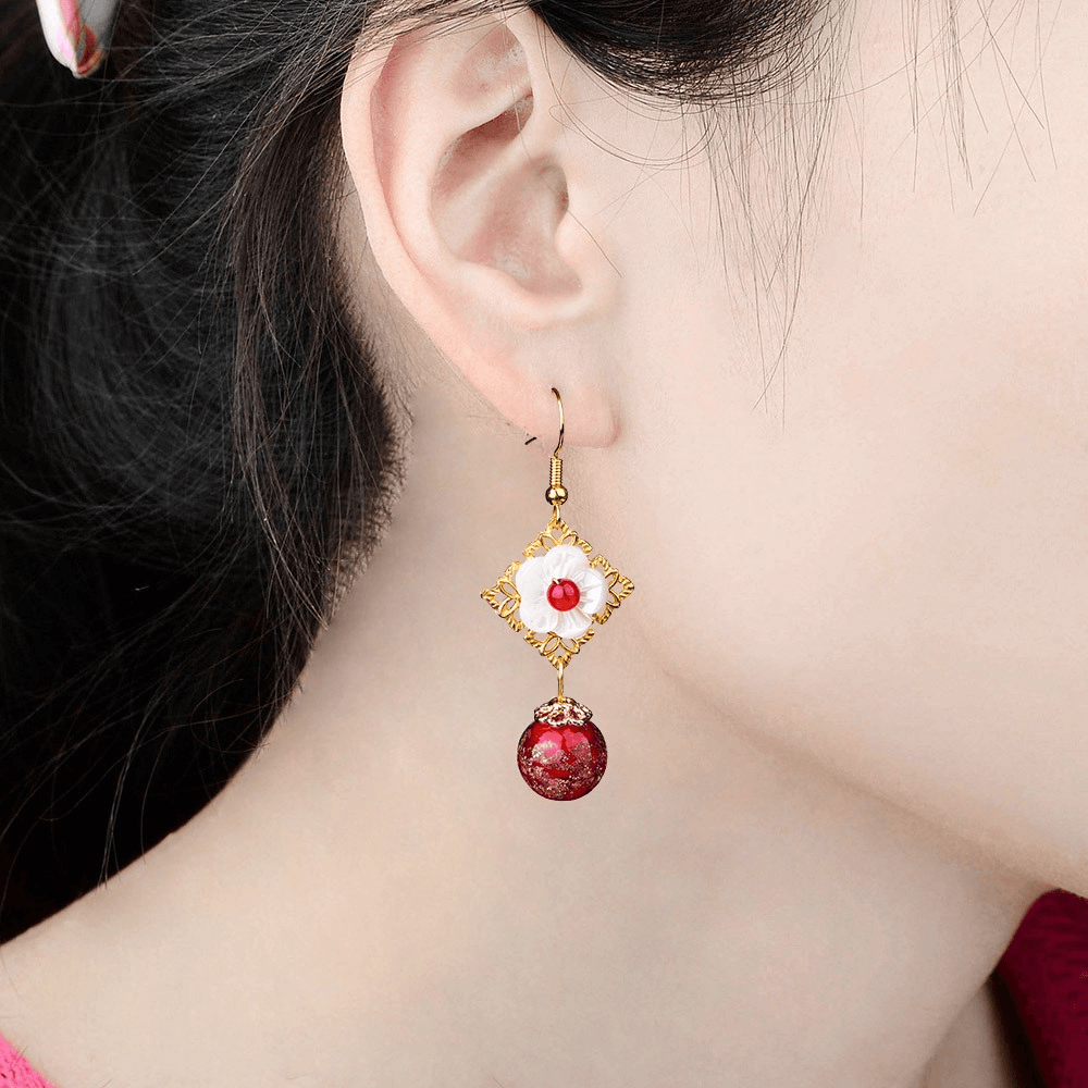 Luxury Jewelry, Trendy Women's Earrings, Long Vintage Ethnic Style Earrings for Women