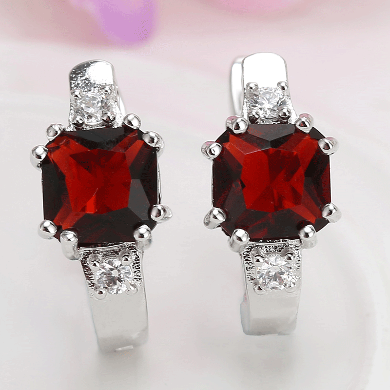 Women's earrings,3 Colors 925 Silver Earrings, Fashion Jewelry for Ladies