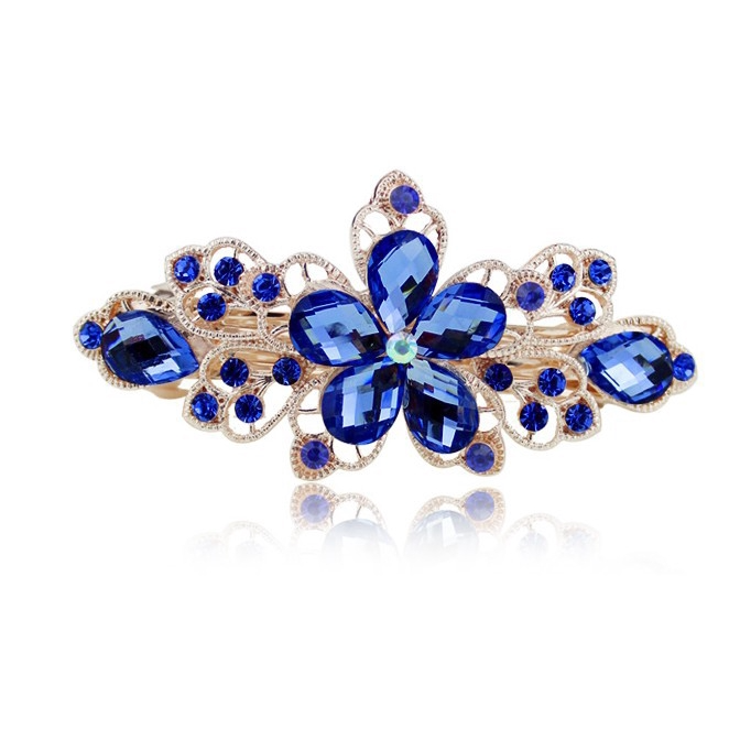 Women's hair clips,New Korean Alloy Crystal Headdress HairClip, Ladies Spring Clip Headdress,hairpin , Ladies Rhinestone Spring Clip Hair Clip, NO.HP-F01