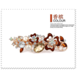 Women's hair clips,New Korean Alloy Crystal Headdress HairClip, Ladies Spring Clip Headdress,hairpin NO.WZ-HJ161