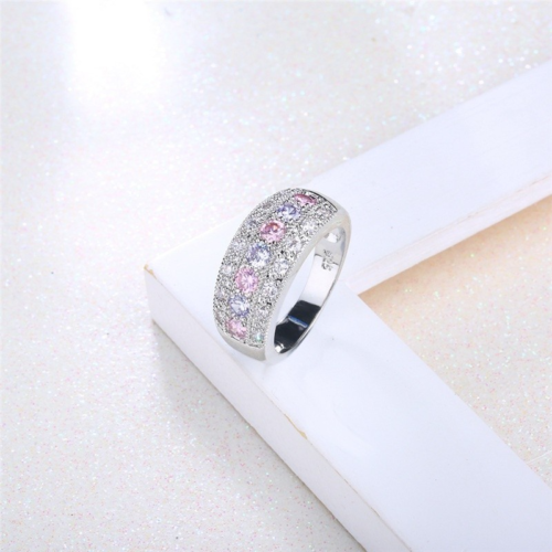 Exquisite Jewelry, Coloured Diamonds, Zircon Rings, Platinum Fashion Rings for Women and Girls