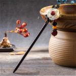 Ethnic Pendant Wood Hair Sticks Red Green Stone Bead Shell Flower Hair pins Alloy Leaves Accessories For Woman FZ-16001