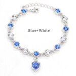 17 Colors Exquisite Korean Style Fashion Ladies and Girls Crystal Bracelets, Alloy Bracelets