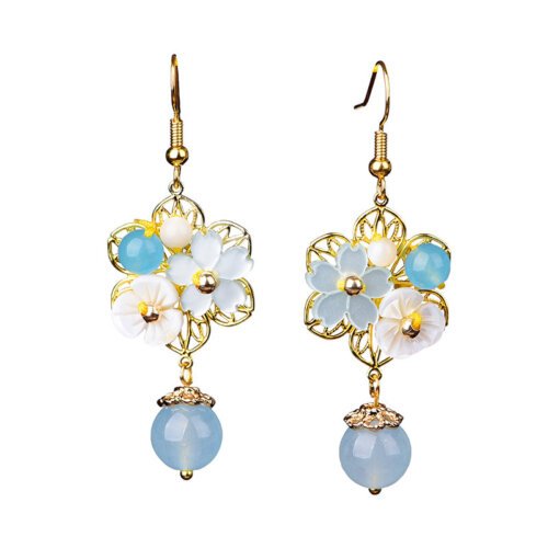 Luxury Jewelry, Trendy Women's Earrings, Long Vintage Ethnic Style Earrings for Women