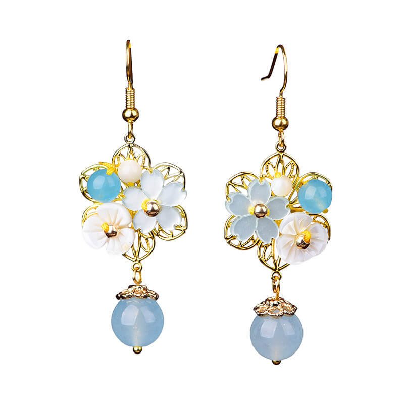 Luxury Jewelry, Trendy Women's Earrings, Long Vintage Ethnic Style Earrings for Women