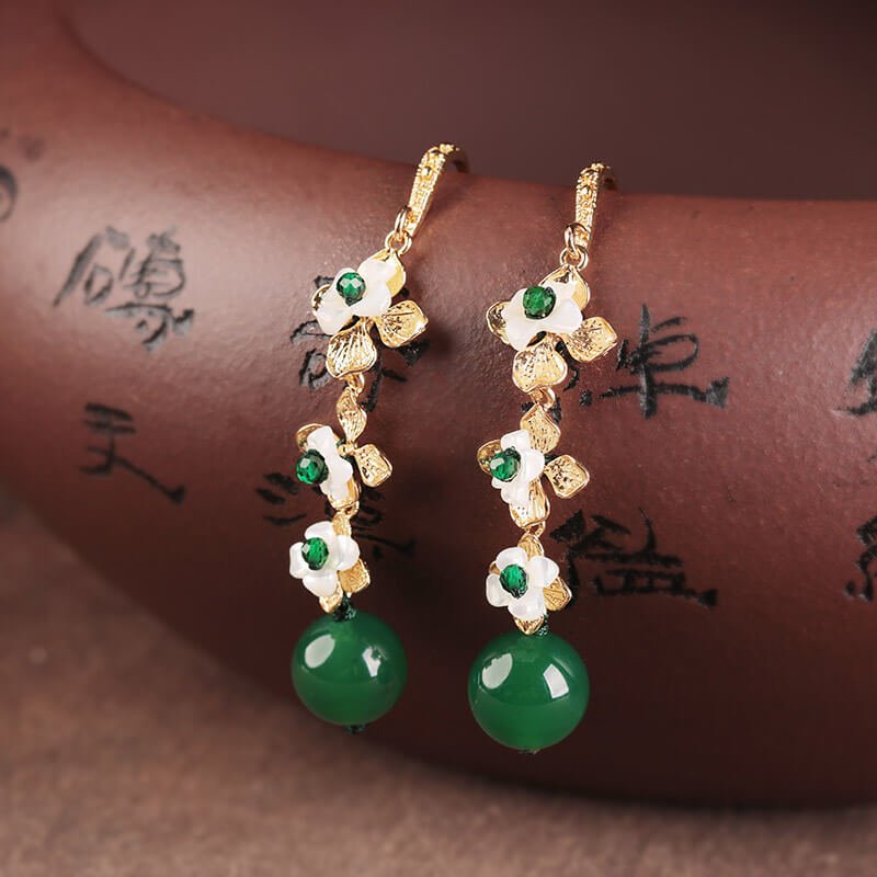 Luxury Jewelry, Trendy Women's Earrings, Long Vintage Ethnic Style Earrings for Women