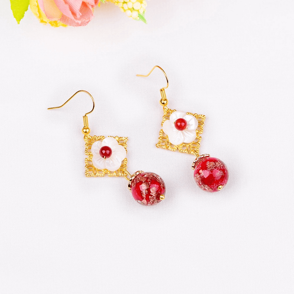 Luxury Jewelry, Trendy Women's Earrings, Long Vintage Ethnic Style Earrings for Women