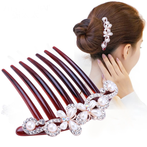Women's hair clips,New Korean Alloy Crystal Headdress HairClip, Ladies Spring Clip Headdress,hairpin , Ladies Rhinestone Spring Clip Hair Clip ,NO.XNS-SHRS