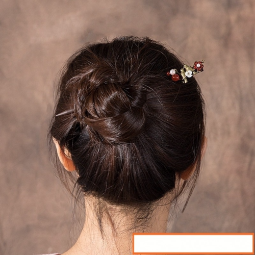 Ethnic Shell And Bead Flower Wood Hair Sticks For Women Alloy Bird Hairpins Head Decoration Hair Accessories FZ-18041-1