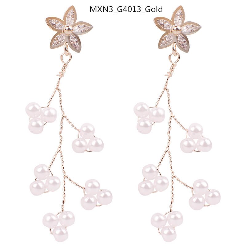 Women Earrings, Ear Studs Woman Luxury Jewelry, Pearl Earrings