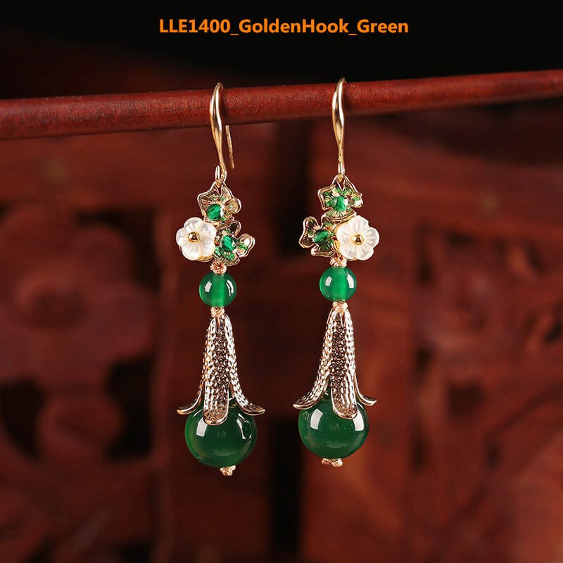 Luxury Jewelry, Trendy Women's Earrings, Long Vintage Ethnic Style Earrings for Women
