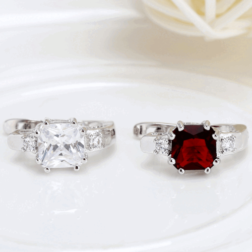 Women's earrings,3 Colors 925 Silver Earrings, Fashion Jewelry for Ladies